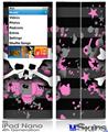 iPod Nano 4G Skin - Pink Bow Skull