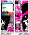 iPod Nano 4G Skin - Scene Girl Skull