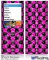 iPod Nano 4G Skin - Skull Crossbones Checkerboard