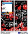 iPod Nano 4G Skin - Emo Graffiti