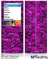 iPod Nano 4G Skin - Pink Skull Bones