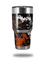 WraptorSkinz Skin Wrap compatible with RTIC 30oz ORIGINAL 2017 AND OLDER Tumblers Baja 0003 Burnt Orange (TUMBLER NOT INCLUDED)