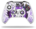 WraptorSkinz Decal Skin Wrap Set works with 2016 and newer XBOX One S / X Controller Cartoon Skull Purple (CONTROLLER NOT INCLUDED)