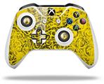 WraptorSkinz Decal Skin Wrap Set works with 2016 and newer XBOX One S / X Controller Folder Doodles Yellow (CONTROLLER NOT INCLUDED)