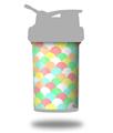 Decal Style Skin Wrap works with Blender Bottle 22oz ProStak Brushed Cirlces Multi Light (BOTTLE NOT INCLUDED)