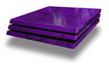 Vinyl Decal Skin Wrap compatible with Sony PlayStation 4 Pro Console Folder Doodles Purple (PS4 NOT INCLUDED)