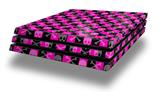 Vinyl Decal Skin Wrap compatible with Sony PlayStation 4 Pro Console Skull and Crossbones Checkerboard (PS4 NOT INCLUDED)