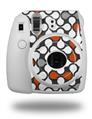 WraptorSkinz Skin Decal Wrap compatible with Fujifilm Mini 8 Camera Locknodes 05 Burnt Orange (CAMERA NOT INCLUDED)