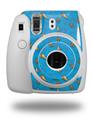 WraptorSkinz Skin Decal Wrap compatible with Fujifilm Mini 8 Camera Sea Shells 02 Blue Medium (CAMERA NOT INCLUDED)