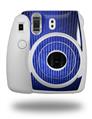 WraptorSkinz Skin Decal Wrap compatible with Fujifilm Mini 8 Camera Binary Rain Blue (CAMERA NOT INCLUDED)