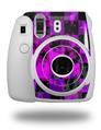 WraptorSkinz Skin Decal Wrap compatible with Fujifilm Mini 8 Camera Purple Star Checkerboard (CAMERA NOT INCLUDED)