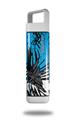 Skin Decal Wrap for Clean Bottle Square Titan Plastic 25oz Baja 0040 Blue Medium (BOTTLE NOT INCLUDED)