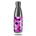 Skin Decal Wrap for RTIC Water Bottle 17oz Scales Pink Purple (BOTTLE NOT INCLUDED)