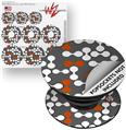 Decal Style Vinyl Skin Wrap 3 Pack for PopSockets Locknodes 04 Burnt Orange (POPSOCKET NOT INCLUDED)