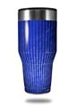 Skin Decal Wrap for Walmart Ozark Trail Tumblers 40oz - Binary Rain Blue (TUMBLER NOT INCLUDED)