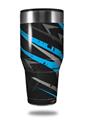 Skin Decal Wrap for Walmart Ozark Trail Tumblers 40oz - Baja 0014 Blue Medium (TUMBLER NOT INCLUDED)