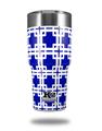 Skin Decal Wrap for K2 Element Tumbler 30oz - Boxed Royal Blue (TUMBLER NOT INCLUDED) by WraptorSkinz