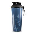 Skin Wrap Decal for IceShaker 2nd Gen 26oz Bokeh Butterflies Blue (SHAKER NOT INCLUDED)