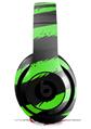 WraptorSkinz Skin Decal Wrap compatible with Beats Studio 2 and 3 Wired and Wireless Headphones Zebra Green Skin Only (HEADPHONES NOT INCLUDED)