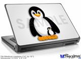 Laptop Skin (Medium) - Penguins on White