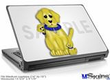 Laptop Skin (Medium) - Puppy Dogs on White