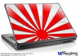 Laptop Skin (Medium) - Rising Sun Japanese Red