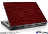 Laptop Skin (Medium) - Carbon Fiber Red