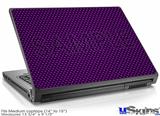 Laptop Skin (Medium) - Carbon Fiber Purple