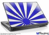 Laptop Skin (Medium) - Rising Sun Japanese Blue