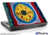 Laptop Skin (Medium) - Tie Dye Circles and Squares 101