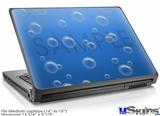 Laptop Skin (Medium) - Bubbles Blue