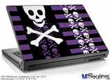 Laptop Skin (Medium) - Skulls and Stripes 6