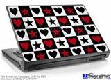 Laptop Skin (Medium) - Hearts and Stars