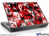 Laptop Skin (Medium) - Red Graffiti