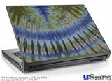 Laptop Skin (Medium) - Tie Dye Green Stripes