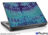 Laptop Skin (Medium) - Tie Dye Blue Stripes