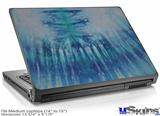 Laptop Skin (Medium) - Tie Dye All Blue Stripes