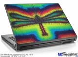 Laptop Skin (Medium) - Tie Dye Dragonfly