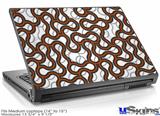 Laptop Skin (Medium) - Locknodes 01 Burnt Orange