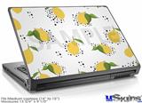 Laptop Skin (Medium) - Lemon Black and White