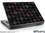 Laptop Skin (Medium) - Kearas Peace Signs Black