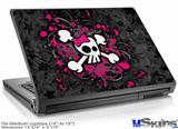 Laptop Skin (Medium) - Girly Skull Bones