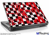 Laptop Skin (Medium) - Checkerboard Splatter