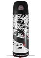 Skin Decal Wrap for Thermos Funtainer 16oz Bottle Baja 0018 Red (BOTTLE NOT INCLUDED) by WraptorSkinz