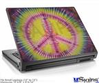 Laptop Skin (Small) - Tie Dye Peace Sign 104