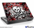 Laptop Skin (Small) - Skull Splatter