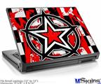 Laptop Skin (Small) - Star Checker Splatter