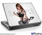 Laptop Skin (Small) - AXe Pin Up Girl