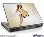 Laptop Skin (Small) - Rose Pin Up Girl