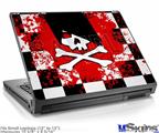 Laptop Skin (Small) - Emo Skull 5